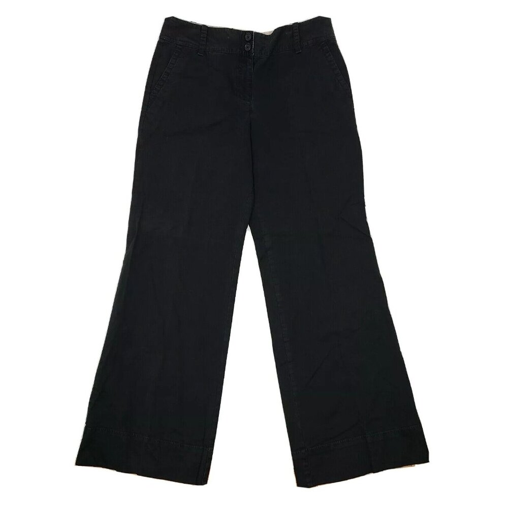 Ann Taylor Loft Pants Womens‎ Size 6 Solid All Black Ann Fit Career Business
